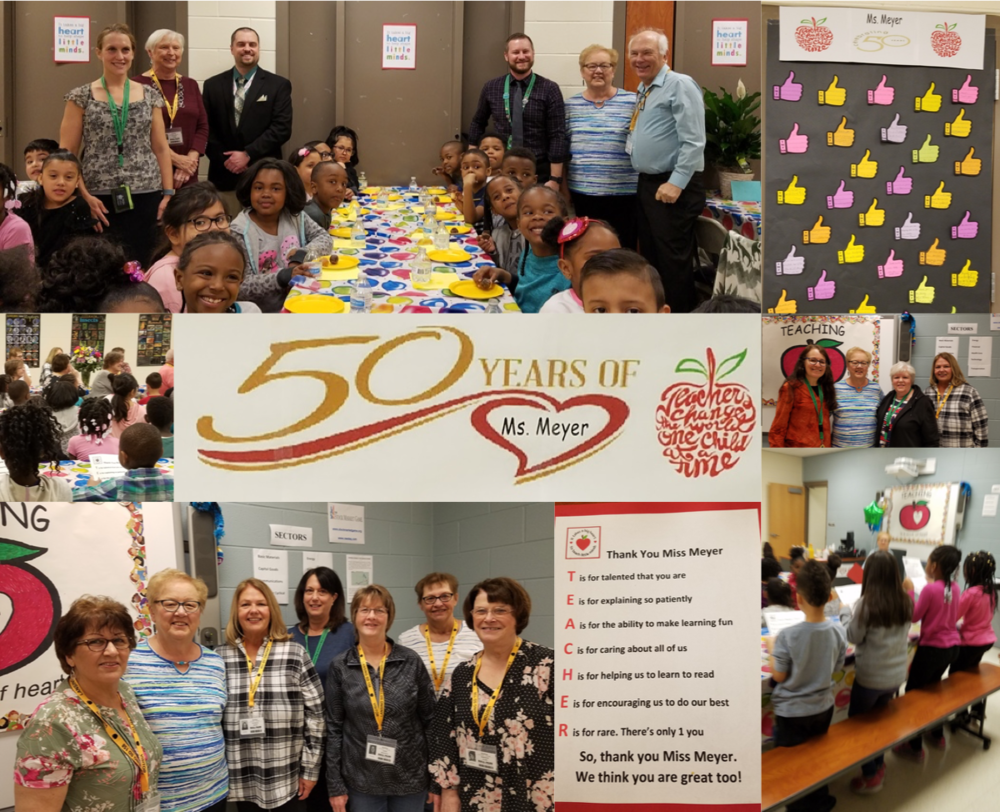 Congratulations to retired Oak Glen teacher and volunteer Judy Meyer