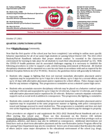 MJHS Q2 Expectation Letter 10-27-21