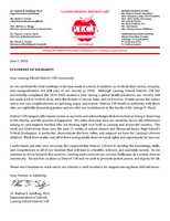 Statement of Solidarity