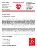 District 158 Shelter-in-Place Letter 03-22-20