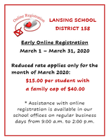Early Online Registration
