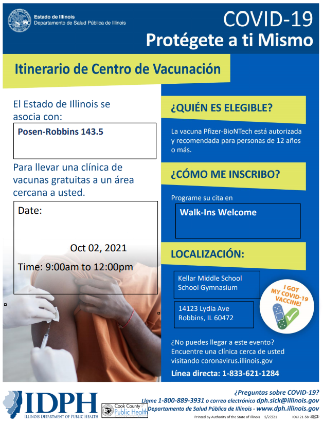 Vaccination Flier Spanish