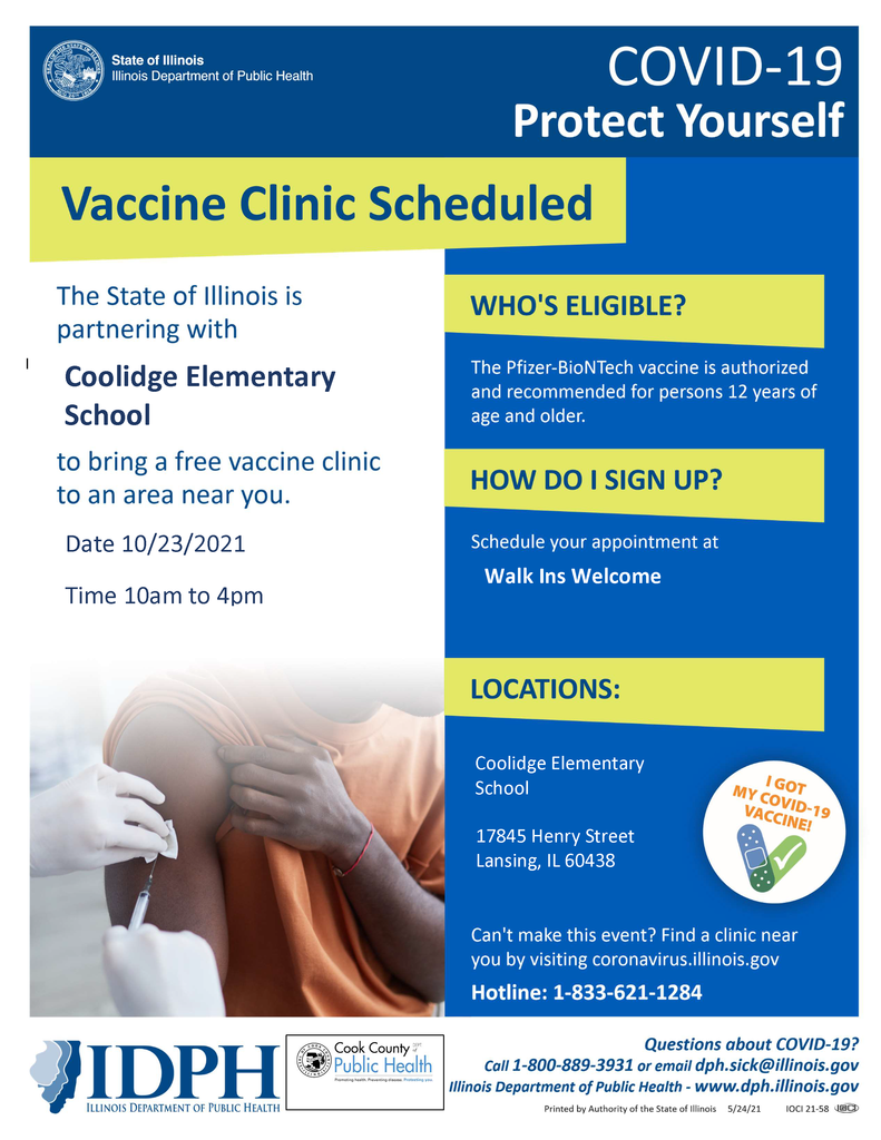 D158 Coolidge Vaccine Clinic 10-23-21